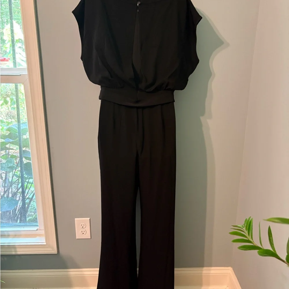 Eliza J Black Sleeveless Jumpsuit
